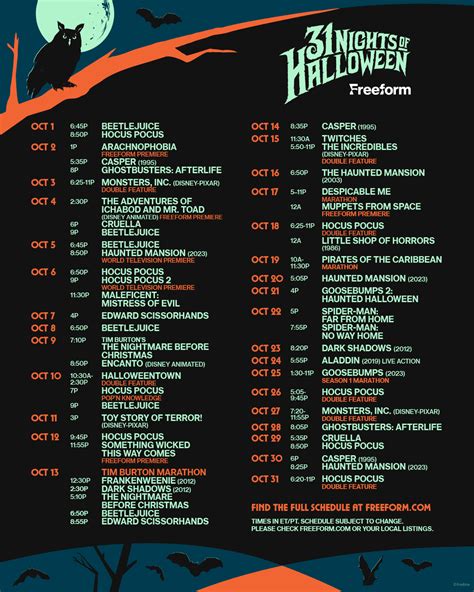 i fun tv movies|Freeform 31 Nights Of Halloween 2024 TV Schedule .